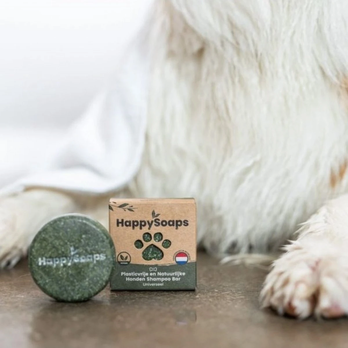 Happy Soap Honden Shampoo Bar – Universeel – Met Bewaarblikje 1 Happy Soap Honden Shampoo Bar – Universeel – Met Bewaarblikje