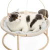 Happyment® Luxe Dierenmand – Kattenmand – Hondenmand – Kattenbed – Pluche – Beige – 45CM – Black Friday – Sinterklaas – Kerstcadeau