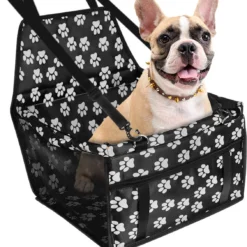Hondemand Auto – Autostoel Hond – Autozitje Hond – Automand Hond – Kleine Tot Middelslag Hond – Waterdicht En Opvouwbaar – Honden Autozitje – Puppy’s – Hondendeken – Dog Car Seat Cover – Zwart – Hond Kat Konijn – Dog Car Seat Cover