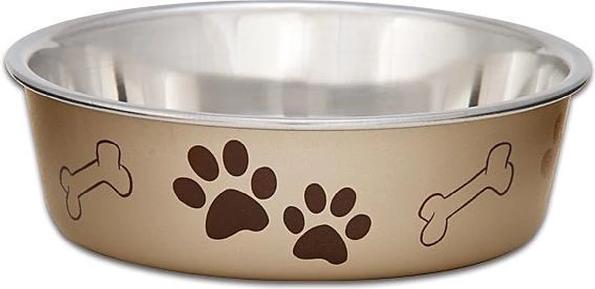 Honden Voerbak & Drinkbak – Vaatwasmachinebestendig, Met Antislip En Antibacteriële RVS Binnenzijde – Loving Pets Bella Bowl – 8 Kleuren In Small Tot Extra-Large – Kleur: Metallic Champagne, Maat: Extra Large – 2L 1 Honden Voerbak & Drinkbak – Vaatwasmachinebestendig, Met Antislip En Antibacteriële RVS Binnenzijde – Loving Pets Bella Bowl – 8 Kleuren In Small Tot Extra-Large – Kleur: Metallic Champagne, Maat: Extra Large – 2L