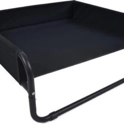 Hondenbed L – Honden Stretscher L Zwart – Honden Ligbed Zwart L – Honden Ligbed Stretcher – Hondenbed Op Pootjes