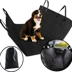 Hondendeken Auto Achterbank Met Tasje – Beschermhoes Hond – Hondenkleed – Autodeken – Waterbestendig