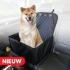 Hondendeken Van Bablue – Zwart – Waterdicht – Met Rits – Makkelijk Bevestigen – Past Op Elke Bijrijdersstoel – Hondendeken Auto Achterbank – Beschermhoes – Hondenkleed Auto Achterbank – Autodeken Voor Hond – Hondendeken Auto Voorstoel – Seat Cover –