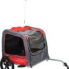 Hondenfietskar Animal Boulevard Rood/Grijs 130x63x78cm