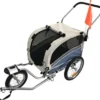 Hondenfietskar – Hondenaanhanger Medium Blauw + Joggerfunctie
