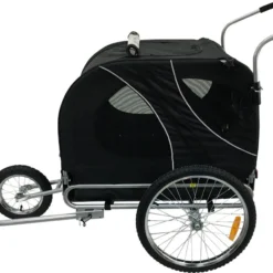 Hondenfietskar Jogger Medium / Large Zwart