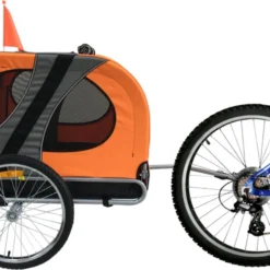 Hondenfietskar Large Oranje/grijs Tot 40 KG Gewicht Dragen