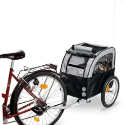 Hondenfietskar Met Aluminium Wielen En Een Met Teflon® Gecoate Hoes – L: 109 Cm B: 59 Cm H: 73 Cm