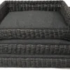 Hondenmand Comfort Kunstriet – Anthracite 65×48 Cm