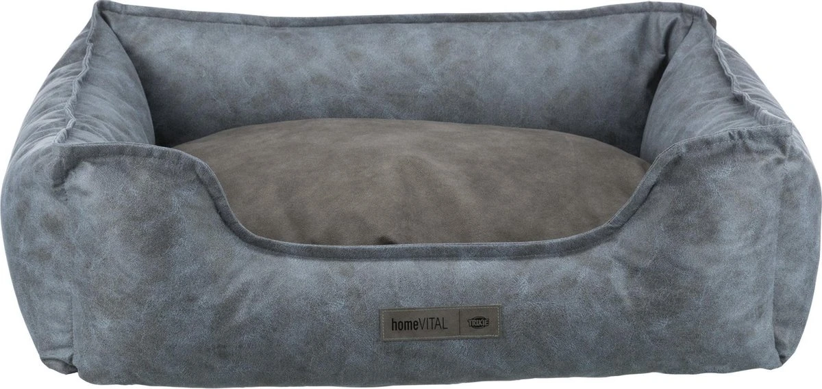 Trixie Hondenmand Calito Hoekig Blauw / Grijs (80X60 CM) 1 Trixie Hondenmand Calito Hoekig Blauw / Grijs (80X60 CM)