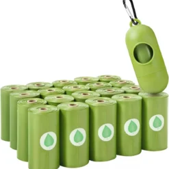 Hondenpoepzakjes 150 Stuks Met Poepzakhouder – Biologisch Afbreekbare Poepzakjes Met Dispenser In Willekeurige Kleur