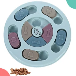 Hondenpuzzel Blauw – Honden Speelgoed – Honden – Hondenbrokken – Hondenspeelgoed – Interactief Spel Voor Honden – Intelligentie Spel – Snuffelmat – Snuffelmat Hond – Hondenspeeltjes – Intelligentie – Hond Speelgoed