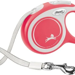 Hondenriem – Looplijn – FLEXI Rollijn NEW COMFORT Tape – XS – ROOD – 3 Meter