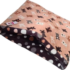 Hondenslaapzak-hondenmand-extra Zacht-Slaapzak-Zalmroze- Maat XL 120-70cm