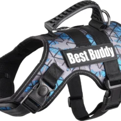 Flamingo Hondentuig Best Buddy Uranus Blauw – Blauw – 60 – 80 Cm X 38 Mm