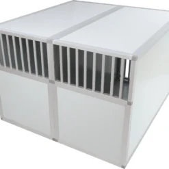 Hundos Pro Autobench Recht Model Dubbel 100x95x67 Met Spijlen