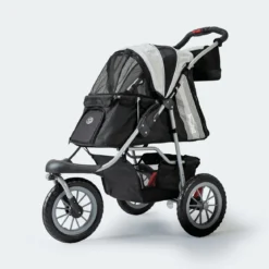 InnoPet Comfort EFA ECO – Hondenbuggy – Zwart/Zilvergrijs – 87x50x102cm
