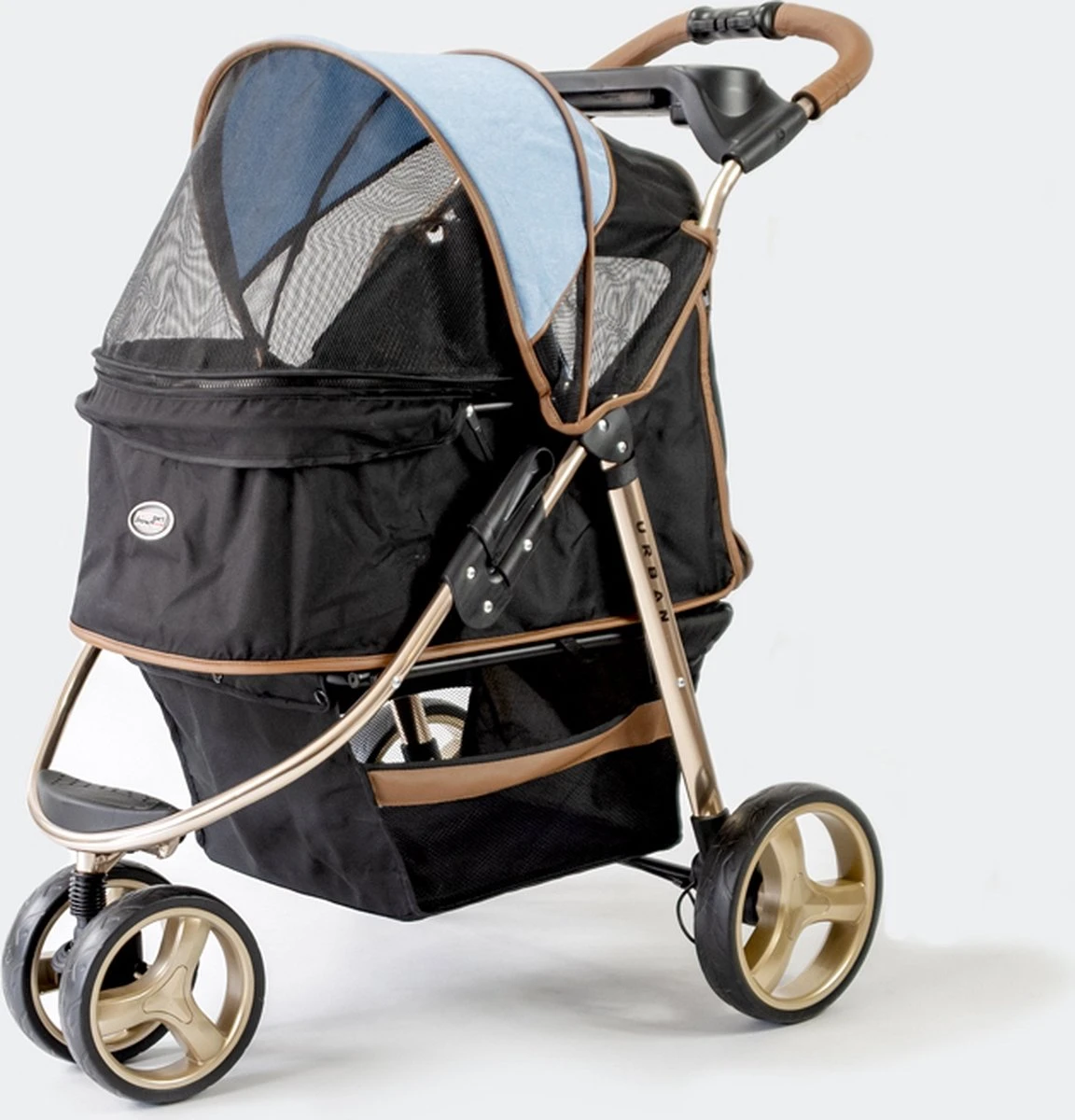 InnoPet Urban Gold – Hondenbuggy – 96x60x103cm 1 InnoPet Urban Gold – Hondenbuggy – 96x60x103cm