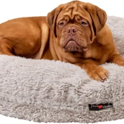 Jack & Vanilla Puff L Hondenkussen Donut 90 Cm – Kleur Shell