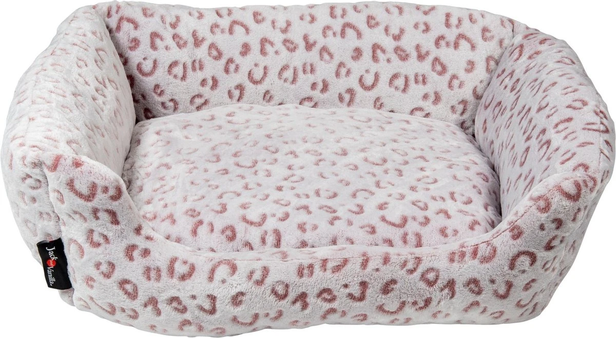 Jack And Vanilla – Hondenmand Kattenmand – PAWZ Sofa – Luipaard Rood – Maat S: 60x52x18cm 1 Jack And Vanilla – Hondenmand Kattenmand – PAWZ Sofa – Luipaard Rood – Maat S: 60x52x18cm