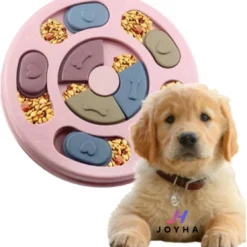 Joyha Rose Honden Puzzel Met Gratis Souveniertje | Handkam | Speeltjes | Puppy | Intelligentie Speelgoed | Puppyspeelgoed | Anti Schrok | Interactieve Speelgoed | Langzame Voerbak | Dog Puzzle