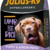 Julius K9 Julius-K9 – Lamb & Rice – Hypoallergeen Hondenvoer Voor Pups En Jonge Honden – Hondenbrokken Op Lam & Rijst Basis – Geschikt Voor Alle Rassen – 3kg