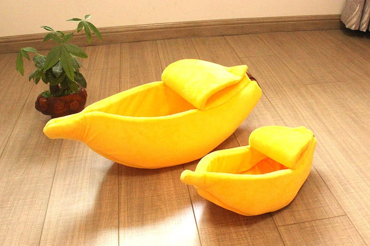 N/A Kattenhuis Banaan L – Hondenhuis Banaan L – 65x25x18 Cm – Kattenmand – Hondenmand – Dierenmand – Cadeau Kat 1 N/A Kattenhuis Banaan L – Hondenhuis Banaan L – 65x25x18 Cm – Kattenmand – Hondenmand – Dierenmand – Cadeau Kat