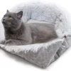 Kattenmand -Cat Bed Wasbaar 2 In 1 Kat Bed Pluche Zachte Ronde Slaapkat Sofa Pluizig Kat Bed Kleine Dog Bed Cat Deken Dier Bed Cat Bed Cat Bed Bed Voor Katten (WK 02129)