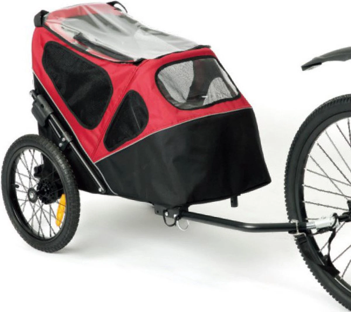 Keddoc Hondenfietskar Cross – Fietskar – Stroller – Zwart – Bordeaux Rood 1 Keddoc Hondenfietskar Cross – Fietskar – Stroller – Zwart – Bordeaux Rood