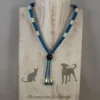 Keramische Halsband (dé Natuurlijke Teken Bestrijding) Turquoise Maat XL