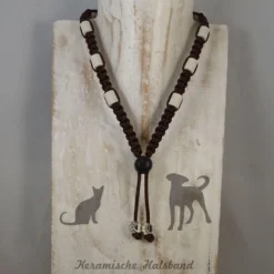Keramische Halsband (dé Natuurlijke Teken Bestrijding) Walnut Maat M