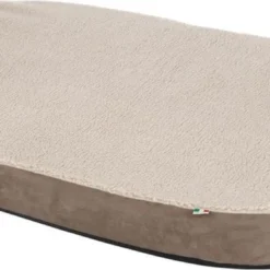 Kerbl Hondenmatras Met Traagschuim Ovaal 120×72 Cm Beige En Grijs 80334