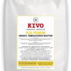 Kivo Petfood Hondenbrokken Krokant Plus Premium 15 Kg – Kip & Rijst – Tarweglutenvrij