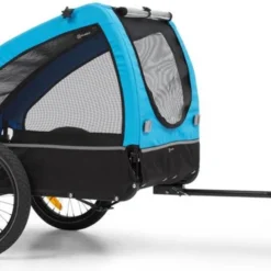 Klarfit Husky Hondenfietskar 250 Liter – 75 X 87,5 X 146 Cm (BxHxD) – Past Bij Alle Fietsen Met 26-28″ – Belastbaarheid Van 45 Kg