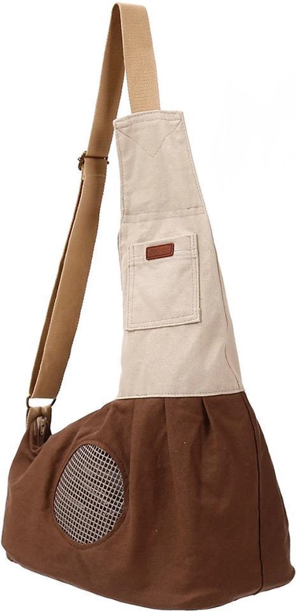 Klassieke Schoudertas Om Je Hondje Of Katje Mee Te Dragen – Kattentas – Hondentas – BROWN 1 Klassieke Schoudertas Om Je Hondje Of Katje Mee Te Dragen – Kattentas – Hondentas – BROWN