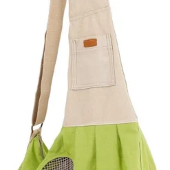 Klassieke Schoudertas Om Je Hondje Of Katje Mee Te Dragen – Kattentas – Hondentas – GREEN