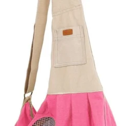 Klassieke Schoudertas Om Je Hondje Of Katje Mee Te Dragen – Kattentas – Hondentas – PINK