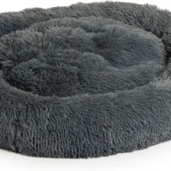 LIFA LIVING Donutmand In Antraciet – Zachte Hondenmand – Large – 70 X 18 Cm (L X H)