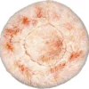 MAND! Donut Hondenmand/kattenmand 50 Cm – Oranje Wit – Hond Kussen Mand
