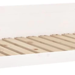 Maison Exclusive – Hondenmand 105,5×75,5×28 Cm Massief Grenenhout Wit