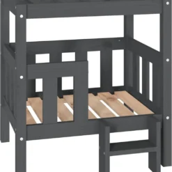 Maison Exclusive – Hondenmand 65,5x43x70 Cm Massief Grenenhout Grijs