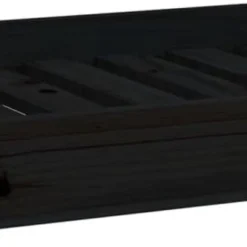 Maison Exclusive – Hondenmand 71,5x54x9 Cm Massief Grenenhout Zwart