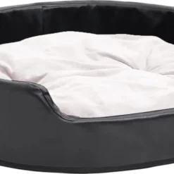 Maison Exclusive – Hondenmand 79x70x19 Cm Pluche En Kunstleer Zwart En Beige