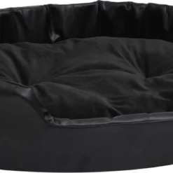 Maison Exclusive – Hondenmand 90x79x20 Cm Pluche En Kunstleer Zwart