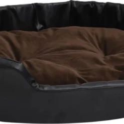 Maison Exclusive – Hondenmand 90x79x20 Cm Pluche En Kunstleer Zwart En Bruin