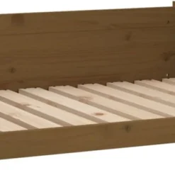 Maison Exclusive – Hondenmand 95,5×65,5×28 Cm Massief Grenenhout Honingbruin