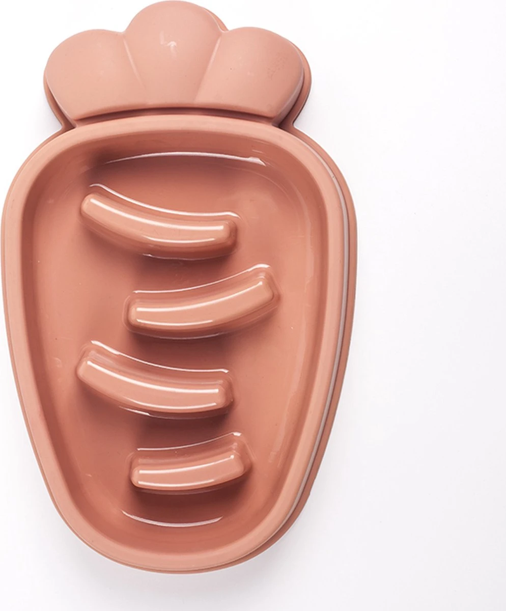 Maison Extravagante – Wortel Voerbak Hond/Kat – Set Van 2 Stuks – Oranje – Slow Feeder – Anti Schrok Voerbak – Melamine – Drinkbak – Eetbak – Huisdier 1 Maison Extravagante – Wortel Voerbak Hond/Kat – Set Van 2 Stuks – Oranje – Slow Feeder – Anti Schrok Voerbak – Melamine – Drinkbak – Eetbak – Huisdier