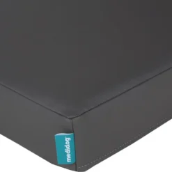 MediDog Orthopedisch Hondenkussen Lederlook – Grijs 140x100x10