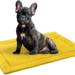 Navaris Draagbaar Hondenkussen Voor Onderweg – Opvouwbaar Hondenbed 86,5 X 65 Cm – Mand Voor Honden En Katten – Reismat Voor Huisdieren