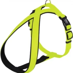 Nobby Comfort Hondentuig Cover Neon Geel – L/XL – Buikband 70-100 Cm – Breedte 25-35 Mm